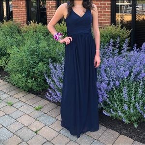Navy Blue Long Gown - Like New!